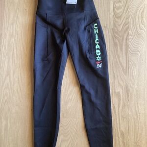 Women  Nike Chicago Marathon 2024  Nike Go Tights High Rise  Black  SMALL